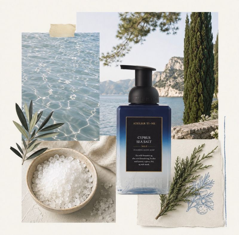 NO.3 Cyprus Sea Salt ATELIER TI-NE skumsåpe