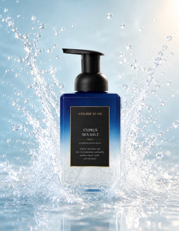 NO.3 Cyprus Sea Salt ATELIER TI-NE skumsåpe
