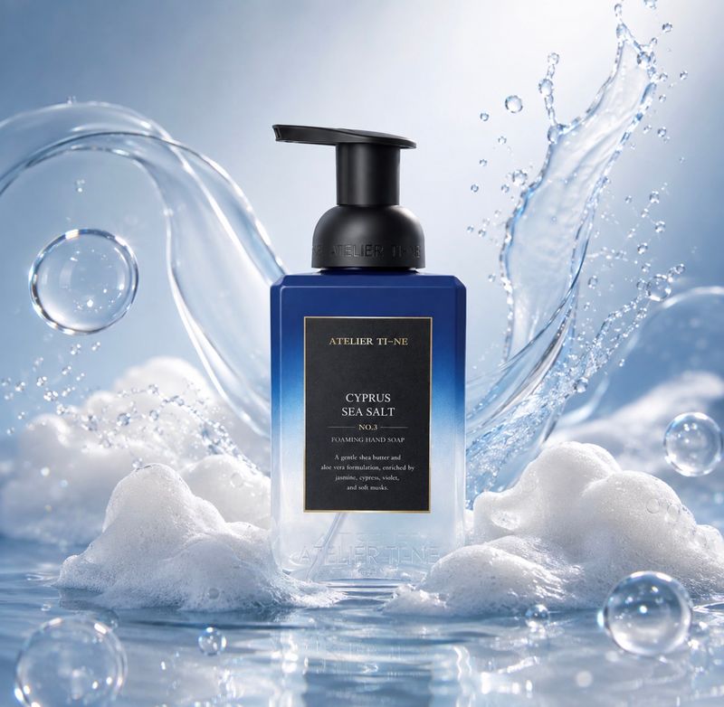 NO.3 Cyprus Sea Salt ATELIER TI-NE skumsåpe